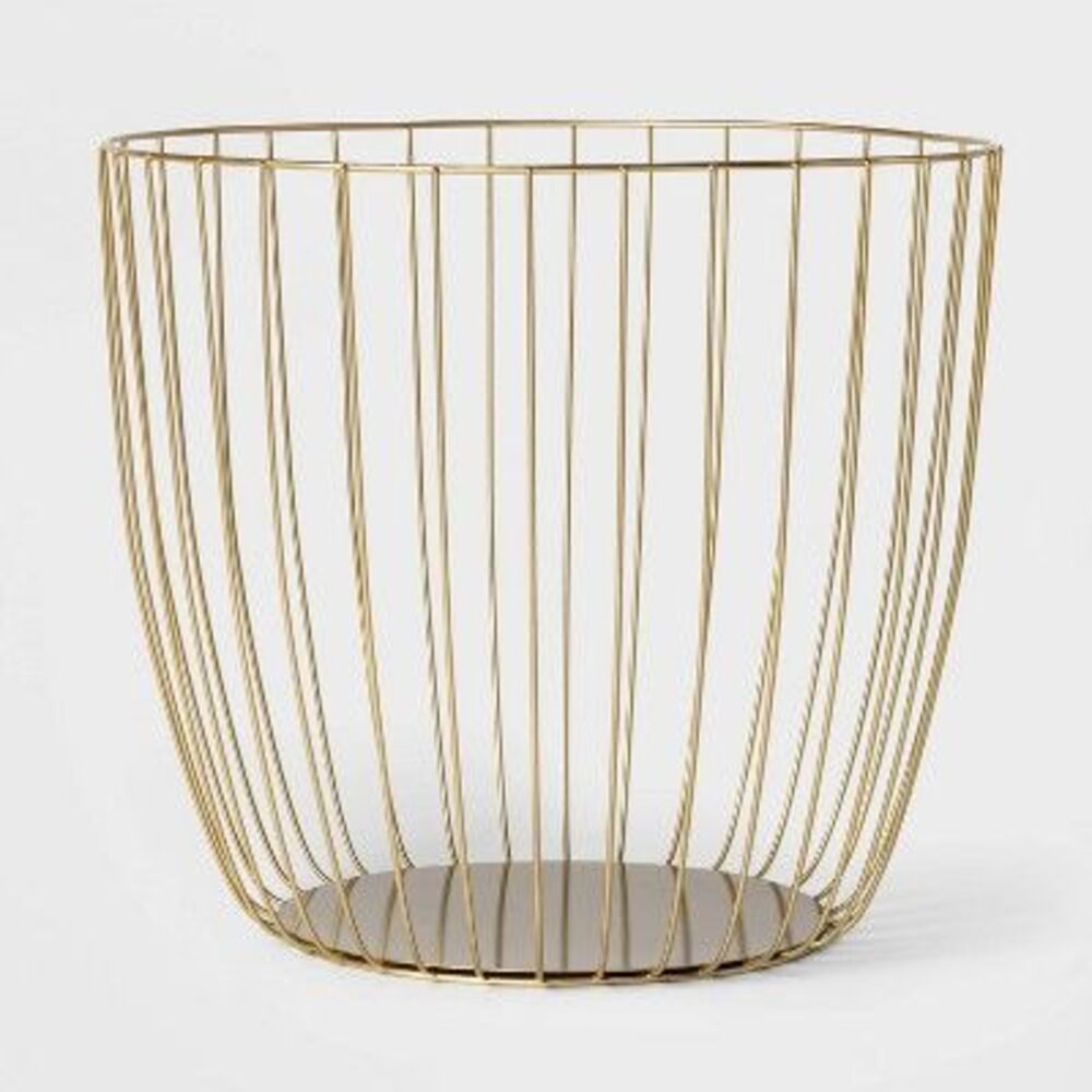 Threshold - Large Metal Wire Basket Gold - Threshold Gold